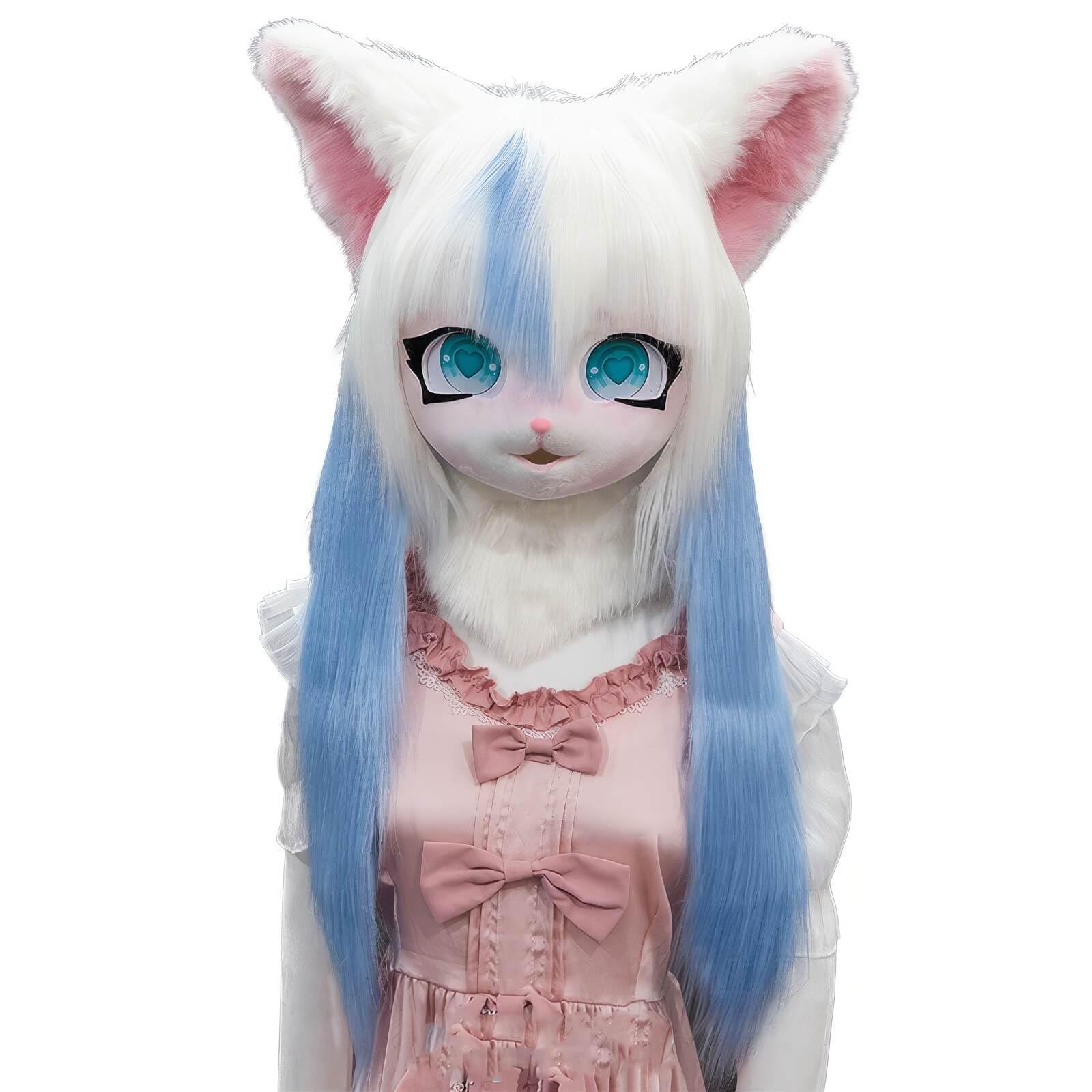 Amazon.com: Rolamumu Fursuit kig Animal mask, Anime Style Animal